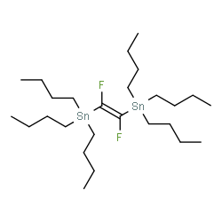 [(1E)-1,2-DIFLUORO-1,2-ETHENEDIYL]BISTRIBUTYLSTANNANE结构式