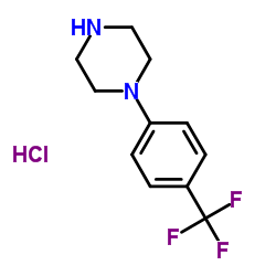 1-(4-Trifluoromethylphenyl)piperazine hydrochloride Structure