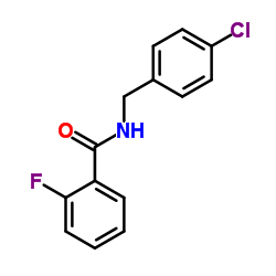 N-(4-Chlorobenzyl)-2-fluorobenzamide structure