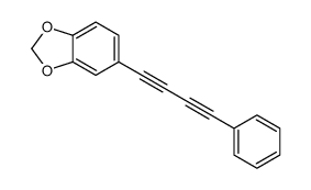 5-(4-phenylbuta-1,3-diynyl)-1,3-benzodioxole结构式