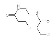 Propanamide,N,N'-1,2-ethanediylbis[3-chloro-结构式