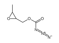 (3-methyloxiran-2-yl)methyl N-diazocarbamate Structure