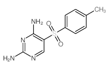 2,4-Pyrimidinediamine,5-[(4-methylphenyl)sulfonyl]- Structure