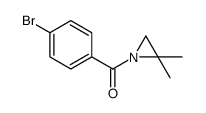 (4-bromophenyl)-(2,2-dimethylaziridin-1-yl)methanone Structure