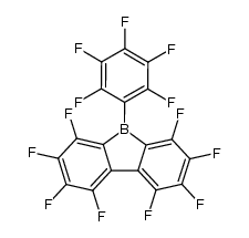 perfluorophenyl-9-bora-perfluorofluorene Structure