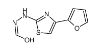 N'-[4-(2-Furyl)-1,3-thiazol-2-yl]formic hydrazide Structure