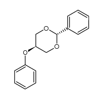 trans-5-phenoxy-2-phenyl-1,3-dioxane结构式