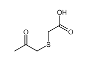 2-(2-oxopropylsulfanyl)acetic acid结构式