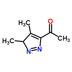 Ethanone, 1-(3,4-dimethyl-3H-pyrazol-5-yl)- (9CI) Structure