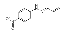 2-Propenal, (4-nitrophenyl)hydrazone structure