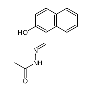 N'-[(1E)-(2-hydroxynaphthalen-1-yl)methylidene]acetohydrazide Structure