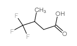 3-Trifluoromethylbutyric acid structure