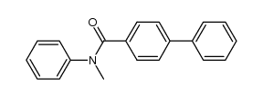 biphenyl-4-carboxylic acid methyl-phenyl-amide结构式