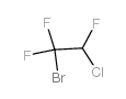 1,1,2-Trifluoro-1-bromo-2-chloro-ethane structure