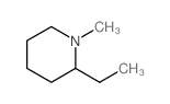 2-ethyl-1-methyl-piperidine结构式
