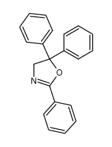2,5,5-triphenyl-4,5-dihydrooxazole Structure