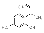 Phenol,3,5-dimethyl-2-(1-methyl-2-propen-1-yl)- Structure