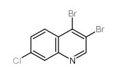 3,4-dibromo-7-chloroquinoline Structure
