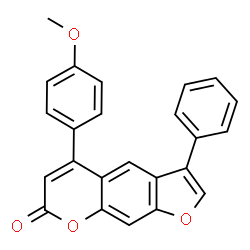 5-(4-methoxyphenyl)-3-phenylfuro[3,2-g]chromen-7-one picture