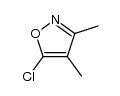 5-chloro-3,4-dimethyl-isoxazole结构式