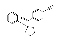 4-(1-phenylcyclopentanecarbonyl)benzonitrile Structure