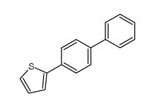 2-([1,1'-biphenyl]-4-yl)thiophene结构式