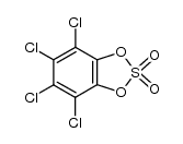 4,5,6,7-tetrachloro-benzo[1,3,2]dioxathiol-2,2-dioxide Structure