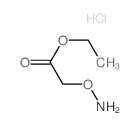 Acetic acid, (aminooxy)-, ethyl ester, hydrochloride结构式