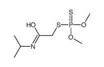 Dithiophosphoric acid O,O-dimethyl S-[(N-isopropylcarbamoyl)methyl] ester structure