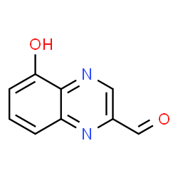 2-Quinoxalinecarboxaldehyde,5-hydroxy-结构式