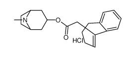 (8-methyl-8-azabicyclo[3.2.1]octan-3-yl) 2-(8,9-dihydro-7H-benzo[7]annulen-5-yl)acetate,hydrochloride结构式