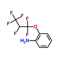 2-(1,1,2,3,3,3-Hexafluoropropoxy)aniline结构式