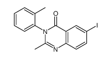 6-iodo-2-methyl-3-(2-methylphenyl)quinazolin-4-one Structure