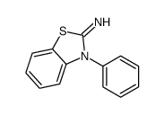 3-phenyl-1,3-benzothiazol-2-imine结构式