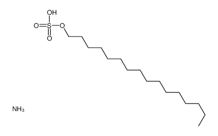 ammonium hexadecyl sulphate structure