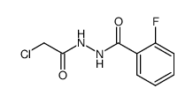 N'-(2-chloroacetyl)-2-fluorobenzohydrazide Structure