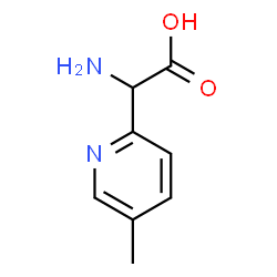2-Pyridineaceticacid,alpha-amino-5-methyl-(9CI) Structure