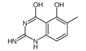 2-amino-5-hydroxy-6-methyl-1H-quinazolin-4-one结构式