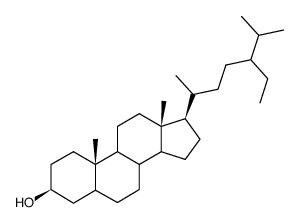 24-ETHYL-5BETA(H)-CHOLESTAN-3A-OL结构式