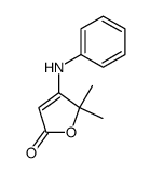 5,5-dimethyl-4-(N-phenylamino)-2(5H)-furanone结构式