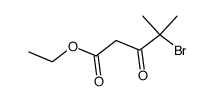 ethyl 4-bromo-4-methyl-3-oxopentanoate结构式