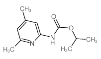 Carbamic acid, (4,6-dimethyl-2-pyridinyl)-, 1-methylethylester (9CI)结构式