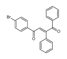 4-(4-bromophenyl)-1,2-diphenylbut-2-ene-1,4-dione结构式