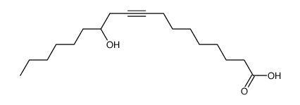 12-Hydroxy-9-octadecynoic acid结构式