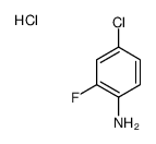 4-chloro-2-fluoroaniline,hydrochloride结构式