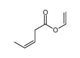 3-Pentenoic acid ethenyl ester Structure