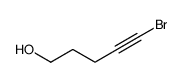 5-bromopent-4-yn-1-ol结构式