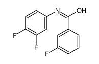 Benzamide, N-(3,4-difluorophenyl)-3-fluoro- (9CI) structure