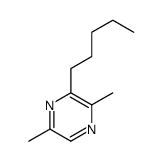 Pyrazine, 2,5-dimethyl-3-pentyl- (9CI) Structure