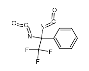 (2,2,2-trifluoro-1,1-diisocyanato-ethyl)-benzene结构式